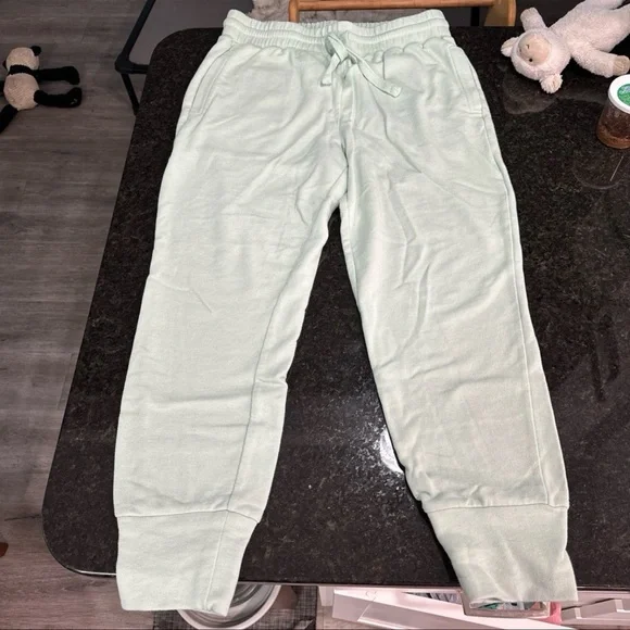 Fabletics Mint Green Joggers large - Picture 1 of 5